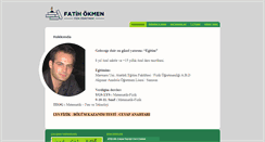 Desktop Screenshot of fatihokmen.com