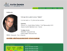 Tablet Screenshot of fatihokmen.com